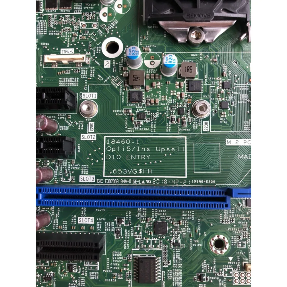Placa-mãe de desktop original para Dell para OptiPlex 5080 MT 18460-1 653VG totalmente testada de boa qualidade