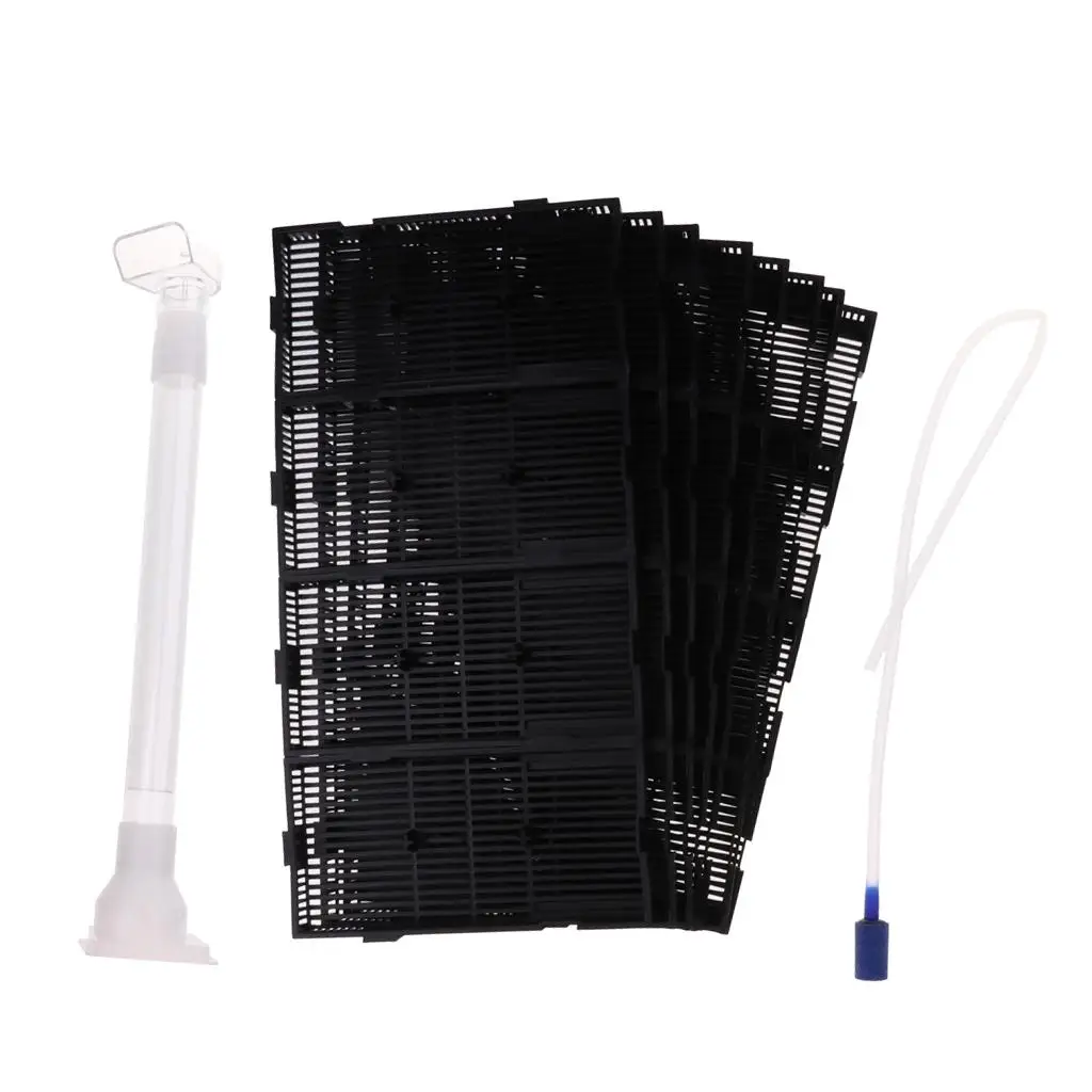 Aquarium Under Gravel Filter Fish Tank Filter Board Plate Air Tube Plastic RS-24P/28P/32P