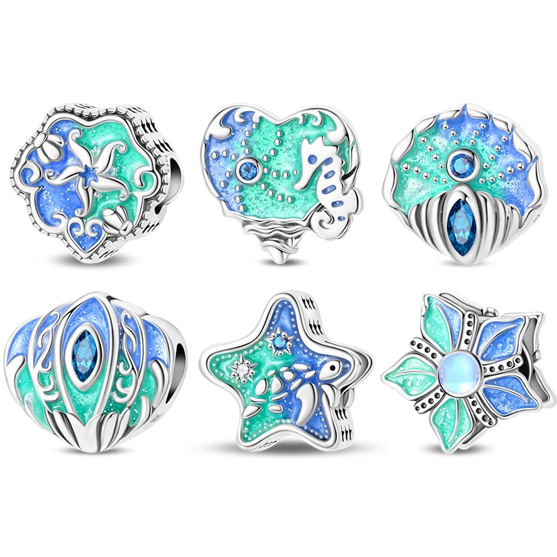 

Горячие продажи: Светящиеся бусины-шармы в виде черепах из серебра 925 пробы, подходят для оригинальных браслетов, DIY украшения для женщин, морские и летние украшения, подарки.