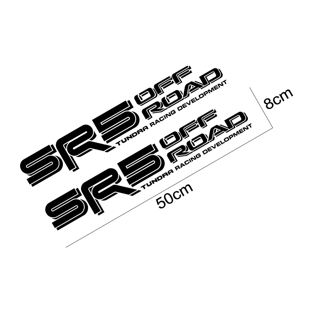 Pickup Trunk Side Sticker For Toyota Tundra TRD SR SR5 4X4 Truck Off Road Body Decor Cover Car Decal Auto Tuning Accessories