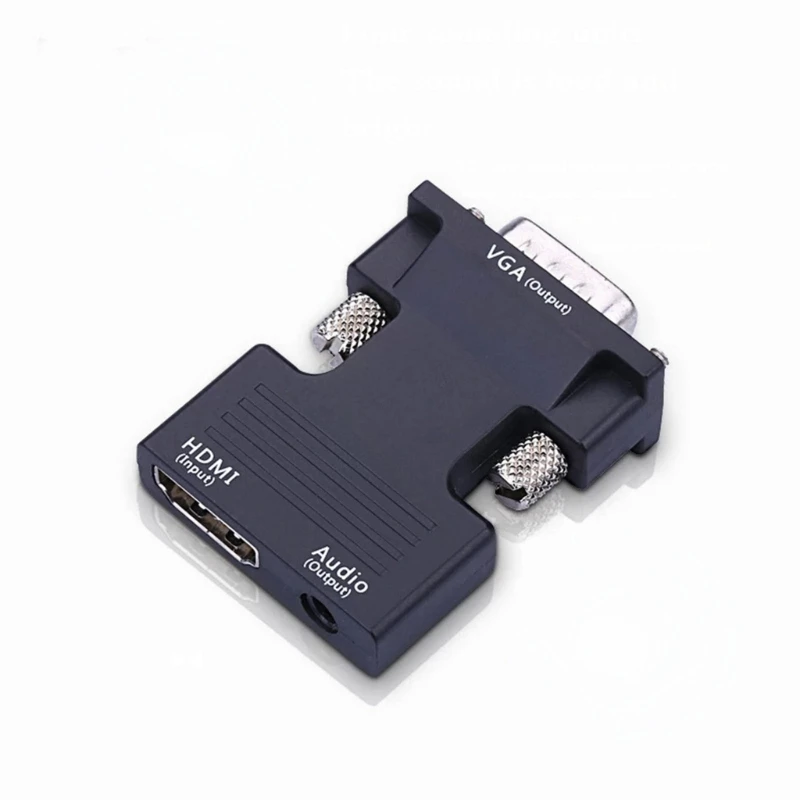 F3KE HDMI compatible a VGA macho conector convertidor proyector HDTV ordenador portátil pantalla Set-top Box conector