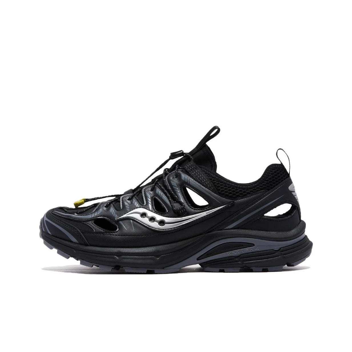 Saucony Kinvara Essence 4 Chaussures de course basses antidérapantes et résistantes à l'abrasion unisexe noir