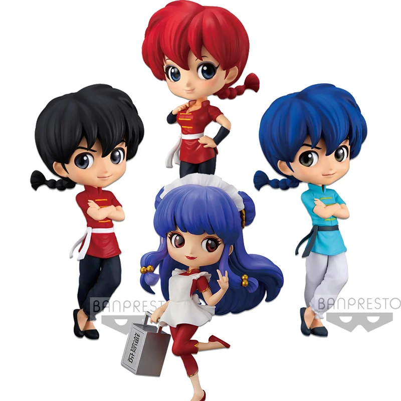 

Оригинальная фигурка аниме Bandai Limit Q-version Qposket Ranma 1/2 Shanpu A B, украшение комнаты, Коллекционная модель игрушки 14 см