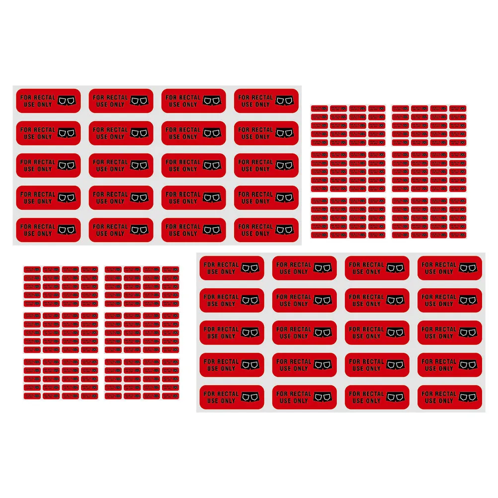 

30 Sheets Waterproof Funny Stickers for Rectal Use Only Decals Self-Adhesive Party Halloween Birthday Car Laptop Suitcase