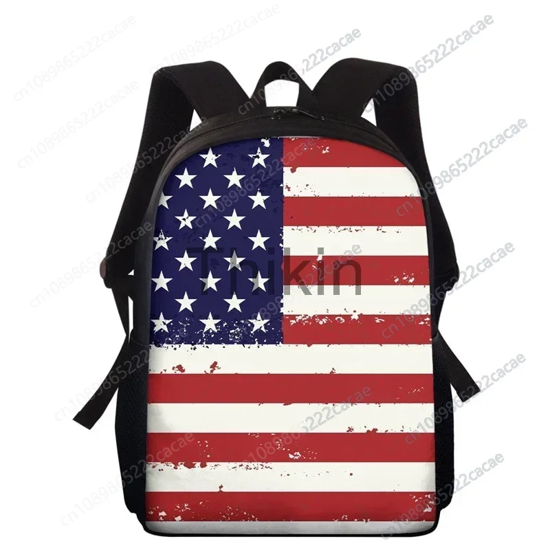 

United States Flag Design School Backpacks Kids Large Capacity School Bags For Boys And Girls New Students Shoulders Bag Mochila