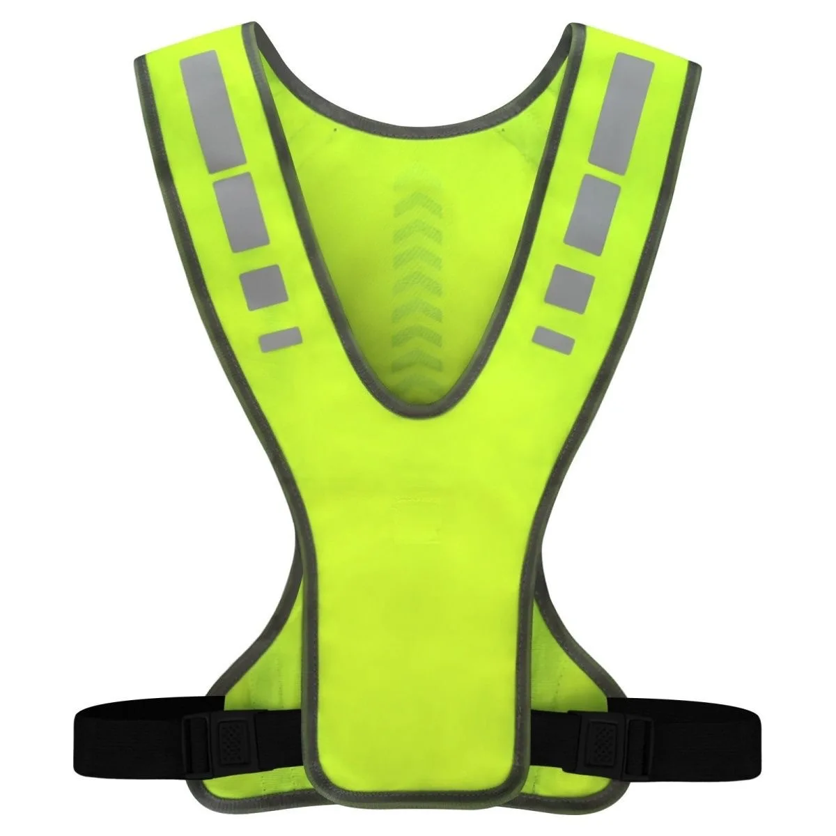 Outdoor Sports Motorcycle Reflective Elastic Vest Night Running Cycling Reflective-Cloth Adjustable Safety-Vest Riding Equipment