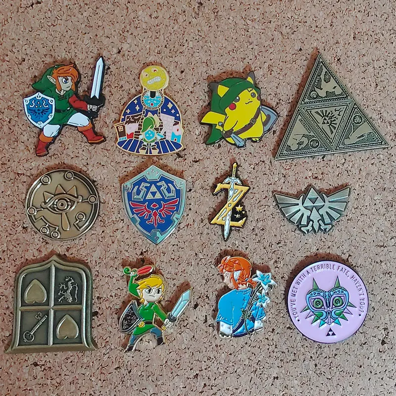 Insignias de dibujos animados de los 90, broche esmaltado, alfileres de solapa de Metal de Anime bonitos para mochilas, broches, accesorios de joyería de moda, regalos