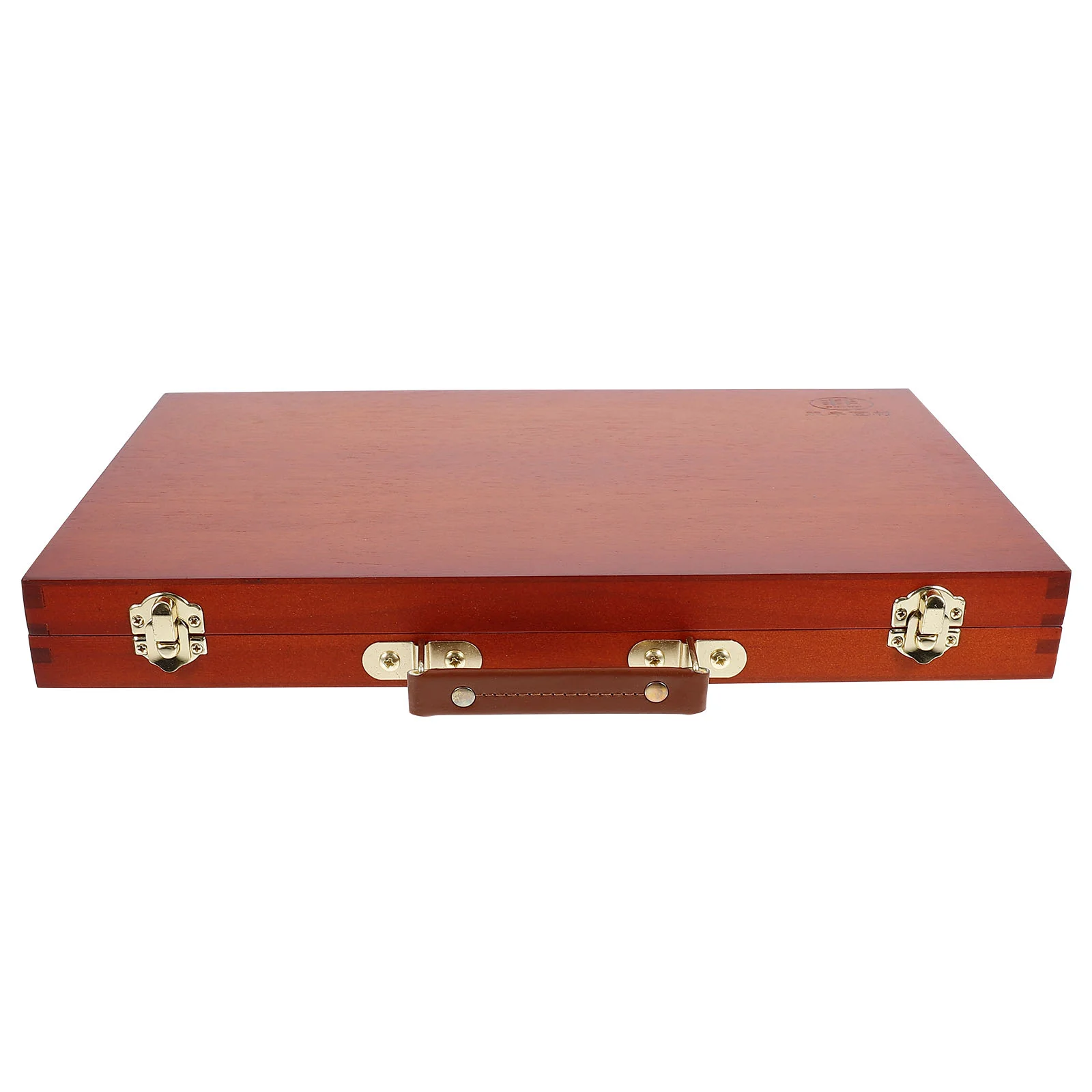 

Painting Box Easels Drawing Pencils Storage Case Luxurious Colored Toolbox Accessory Paulownia Travel