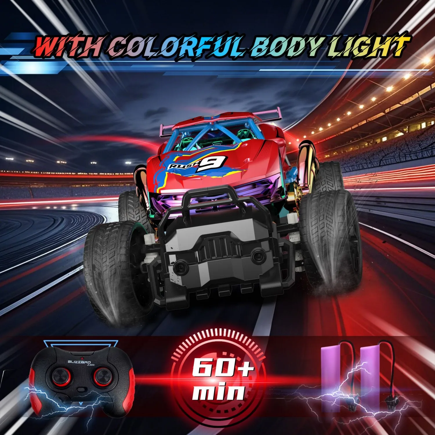 

1:20 Colorful UV Plated High Speed Off-road Vehicle