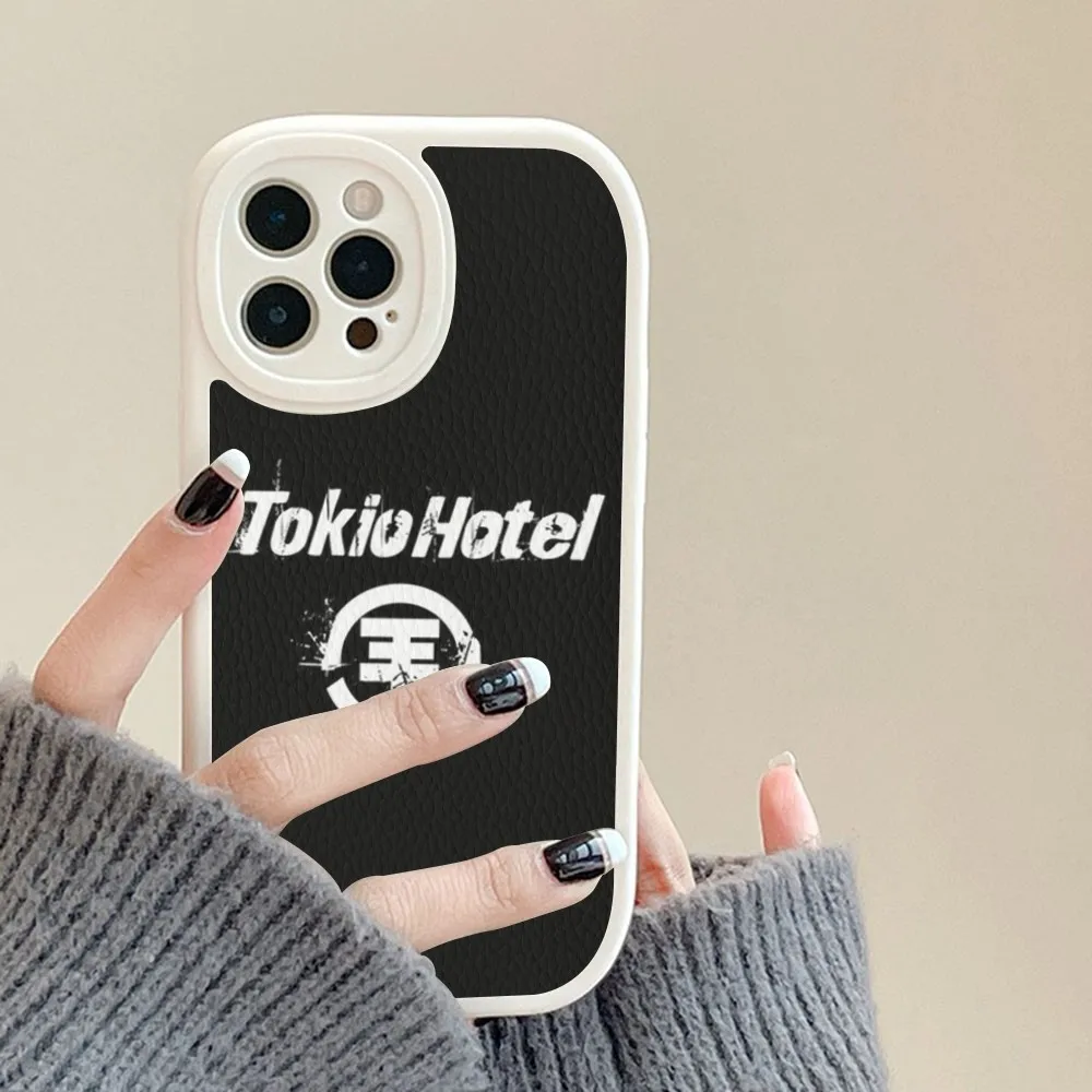 T-Tokio Hotel Band Phone Case Hard Leather For IPhone 14 13 12 Mini 11 14 Pro Max Xs X Xr 7 8 Plus Fundas