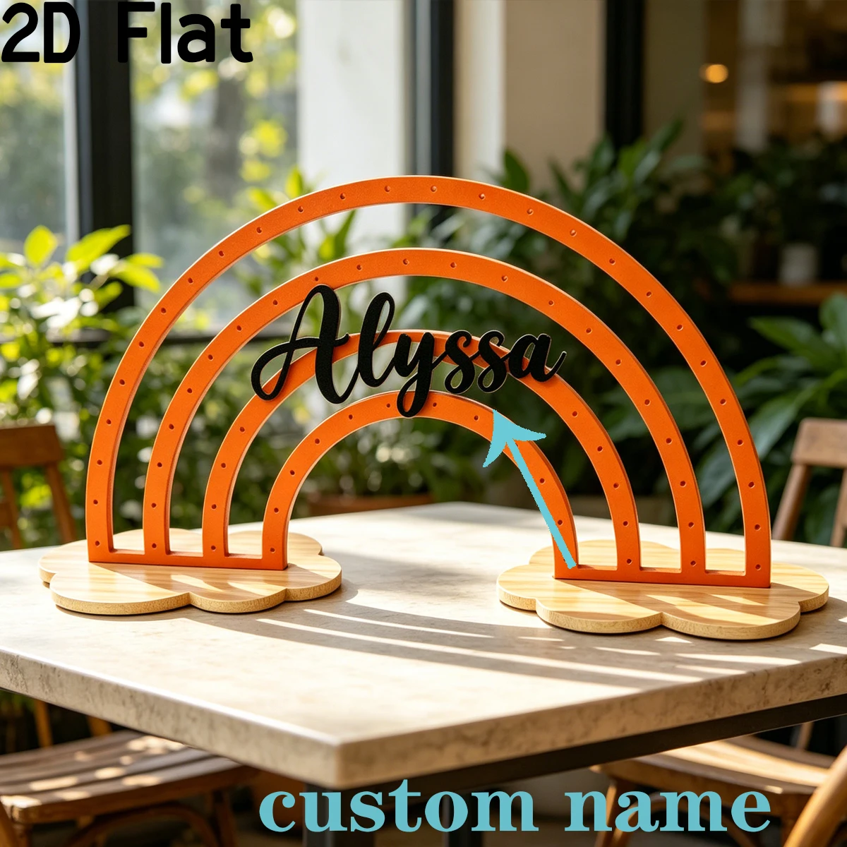 1pc Custom Nordic style Wood A - Home Decor Organizer ulasan dan harga