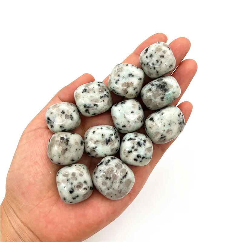 Beautiful 100g Natural Tianshan Blue Tumble Stone Gemstone Healing Mineral Polished Stone Crushed Stone Natural Quartz Crystals