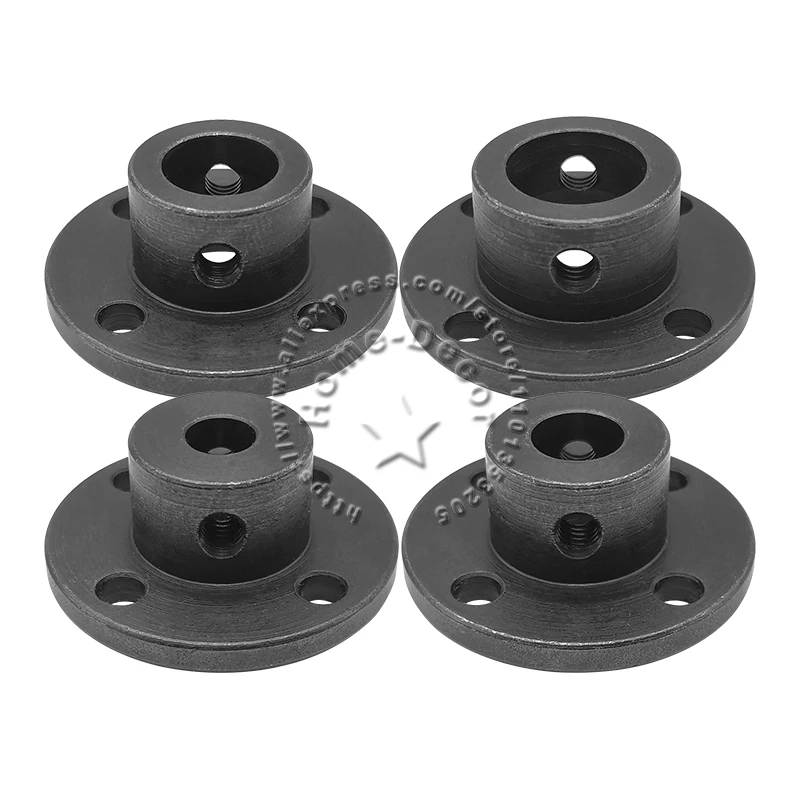 금속 강성 플랜지 커플링, 모터 연결 샤프트 커플러 가이드 지지대, 45 # Steel, 6mm, 8mm, 10mm, 12mm