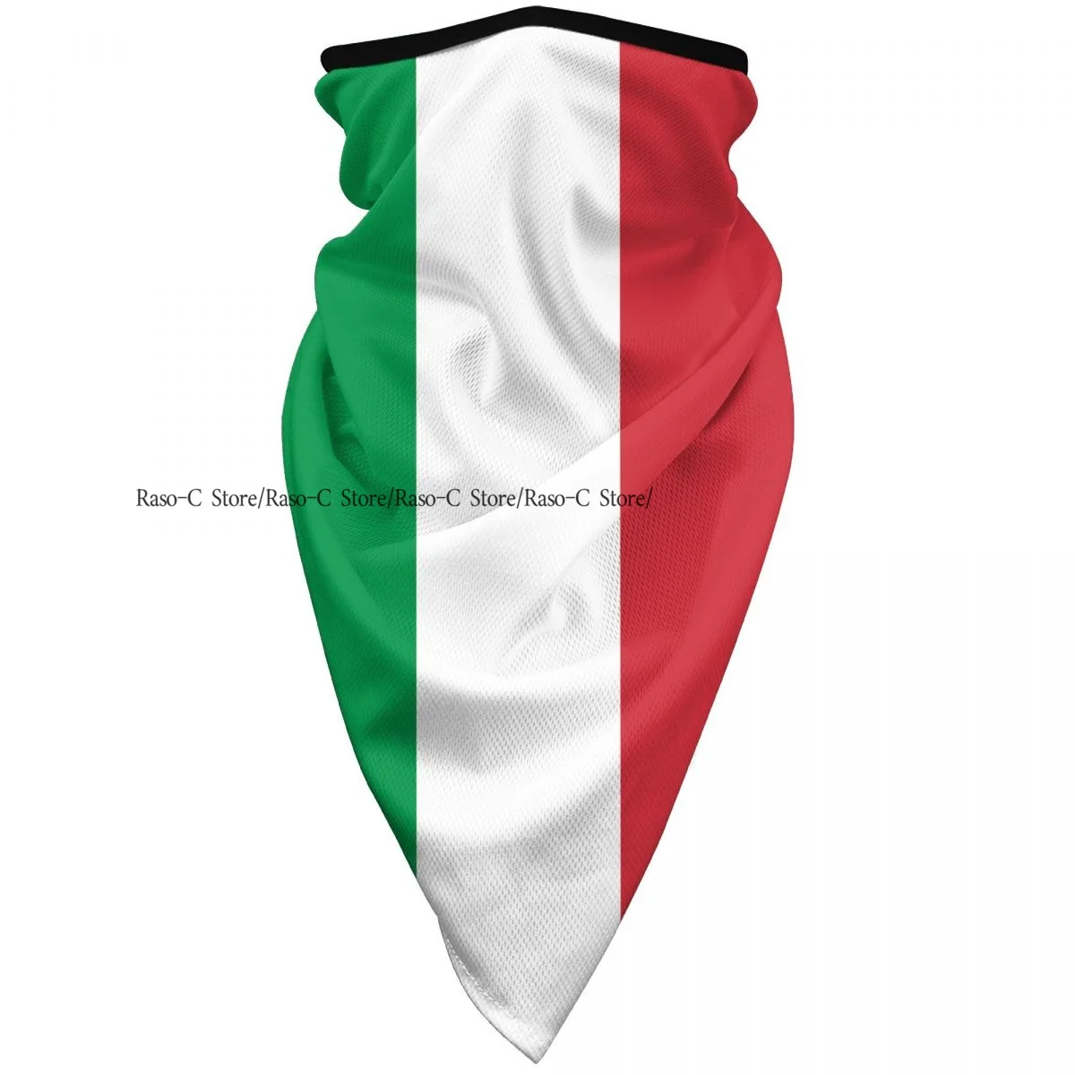 Breathable Bike Mask Daily Windproof Flag Of Italy Dustproof Motorcycle Scarf Ice Silk Balaclava Summer