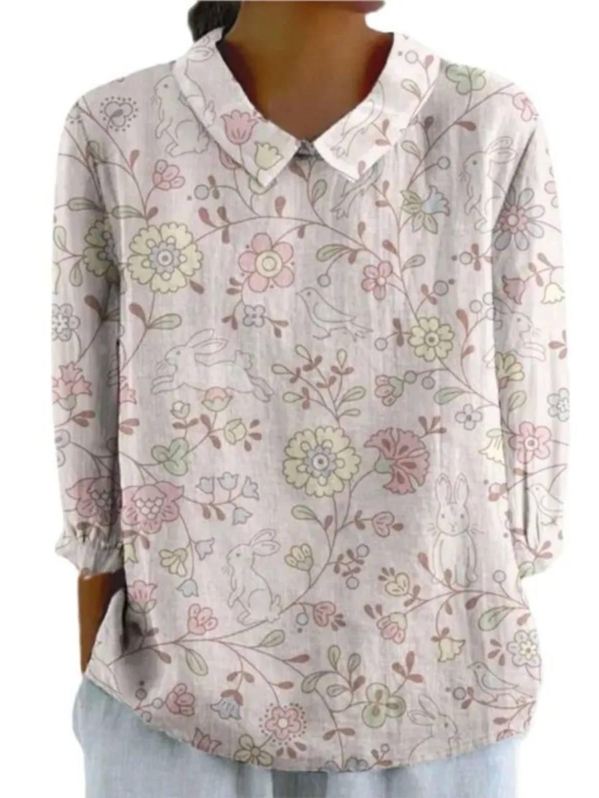 

Women's Long Sve Digital Print irt 3D Printed Sved irt Fem Faionable Casual irt for Young Girls