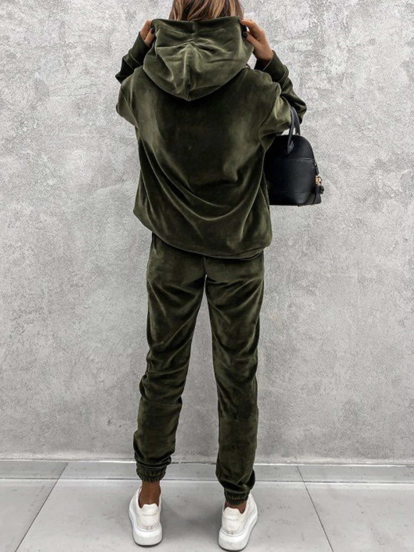 Casual fit pakbroekenset zonder decoratie Modestijl lange damesbroekoutfit