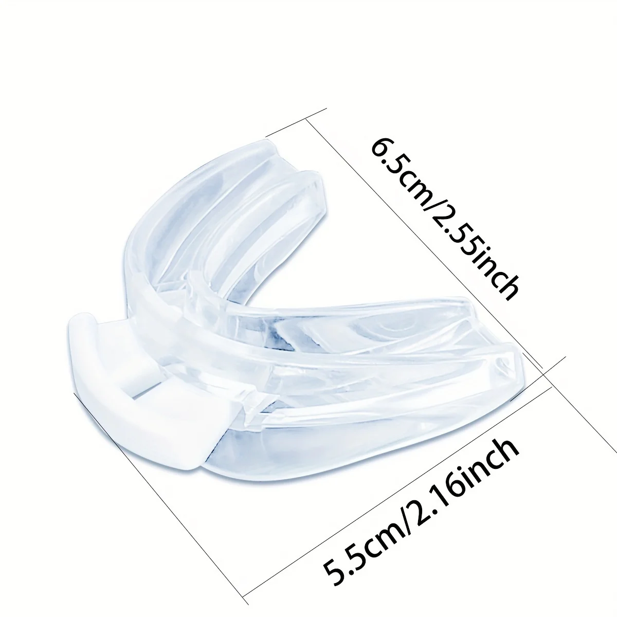 1pc BPA Free Anti Snore Mouthpiece, Custom Fit Adjustable No Snore Device, Teeth Grinding Solution for High Quality Sleep