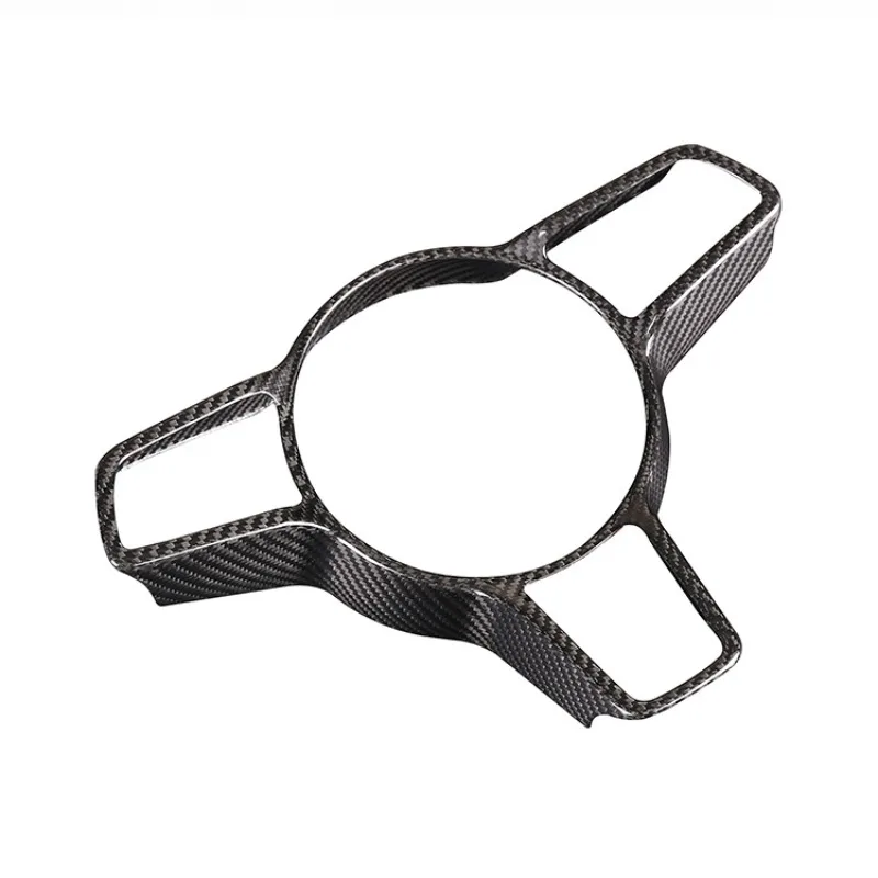 Real carbon fiber, steering wheel all-inclusive card deduction sticker decorative interior modification
