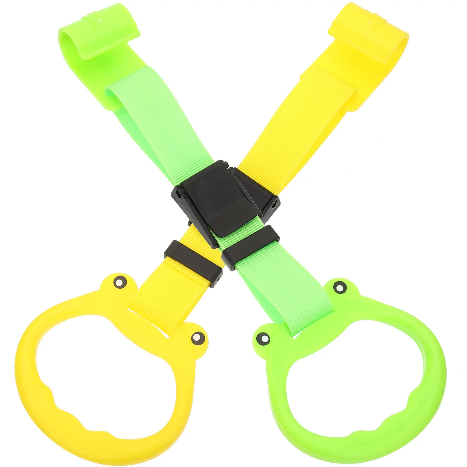 

2 шт. кольца для детской кроватки, легко устанавливаемые прикроватные ручки-поручни, инструменты для безопасного ходьбы малышей, развитие моторики, подвесные для кроватки