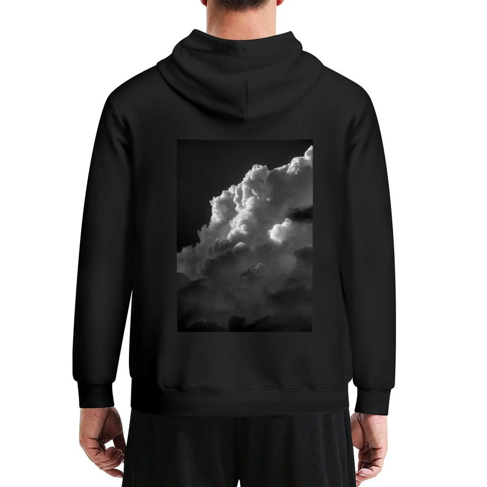 

Clouds 4 In Black and White Hoodie korean clothes men's coat men's autumn clothes japanese hoodie