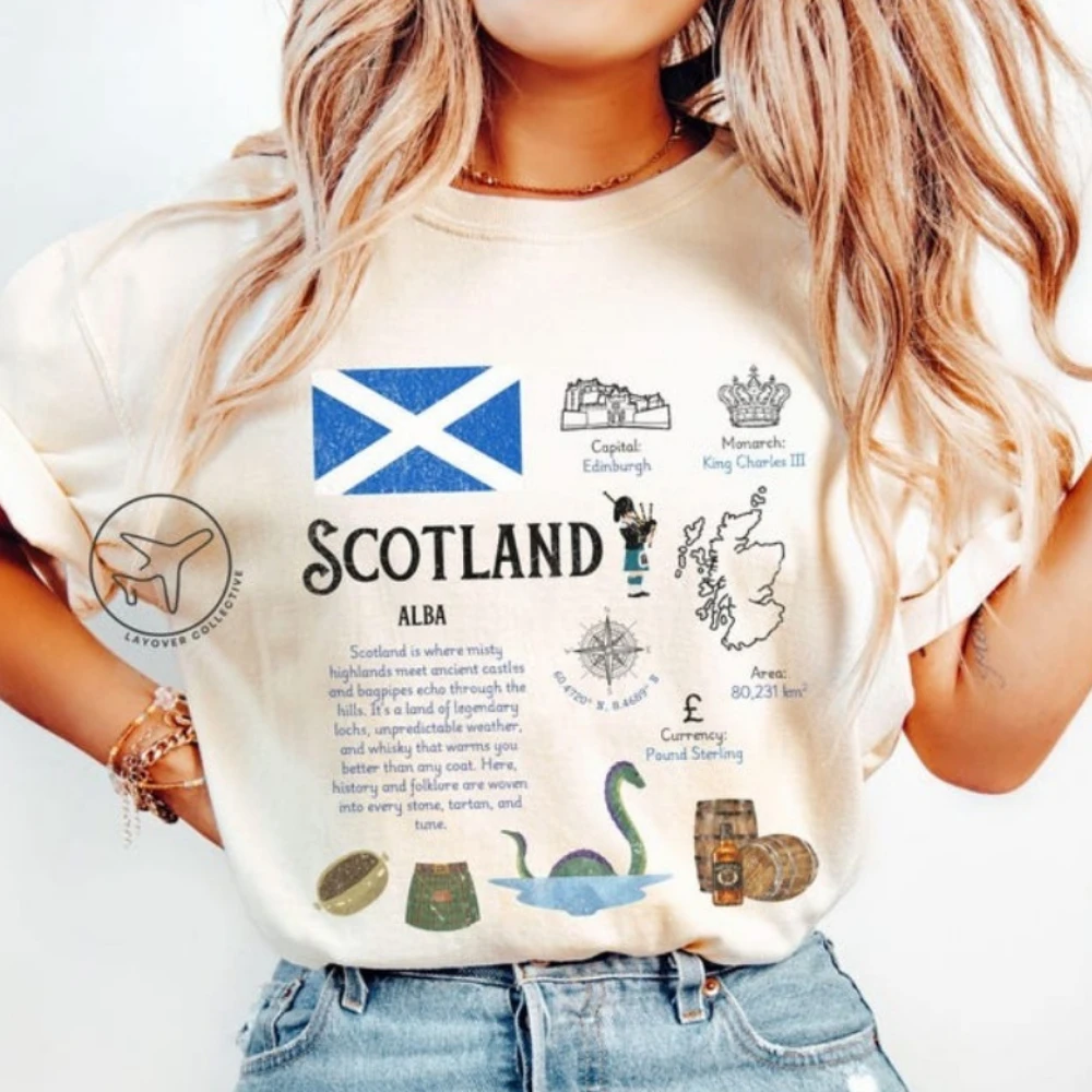 T-shirt scozzese britannica Ca - Summer Clothing Women Uk recensione e prezzo