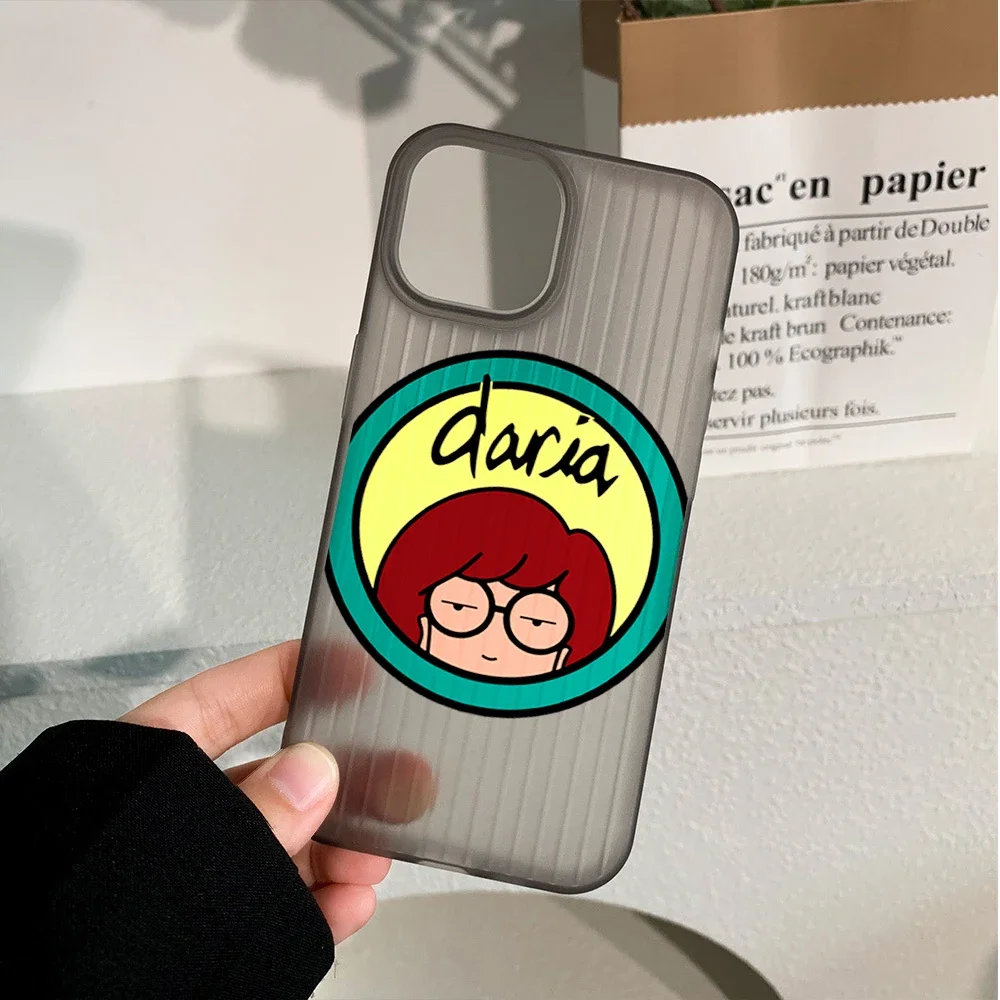 Cartoon Play Corrugated Mobile Phone Case Suitable D-Darias For iPhone 15 14 Plus 13 12 11 Pro Max