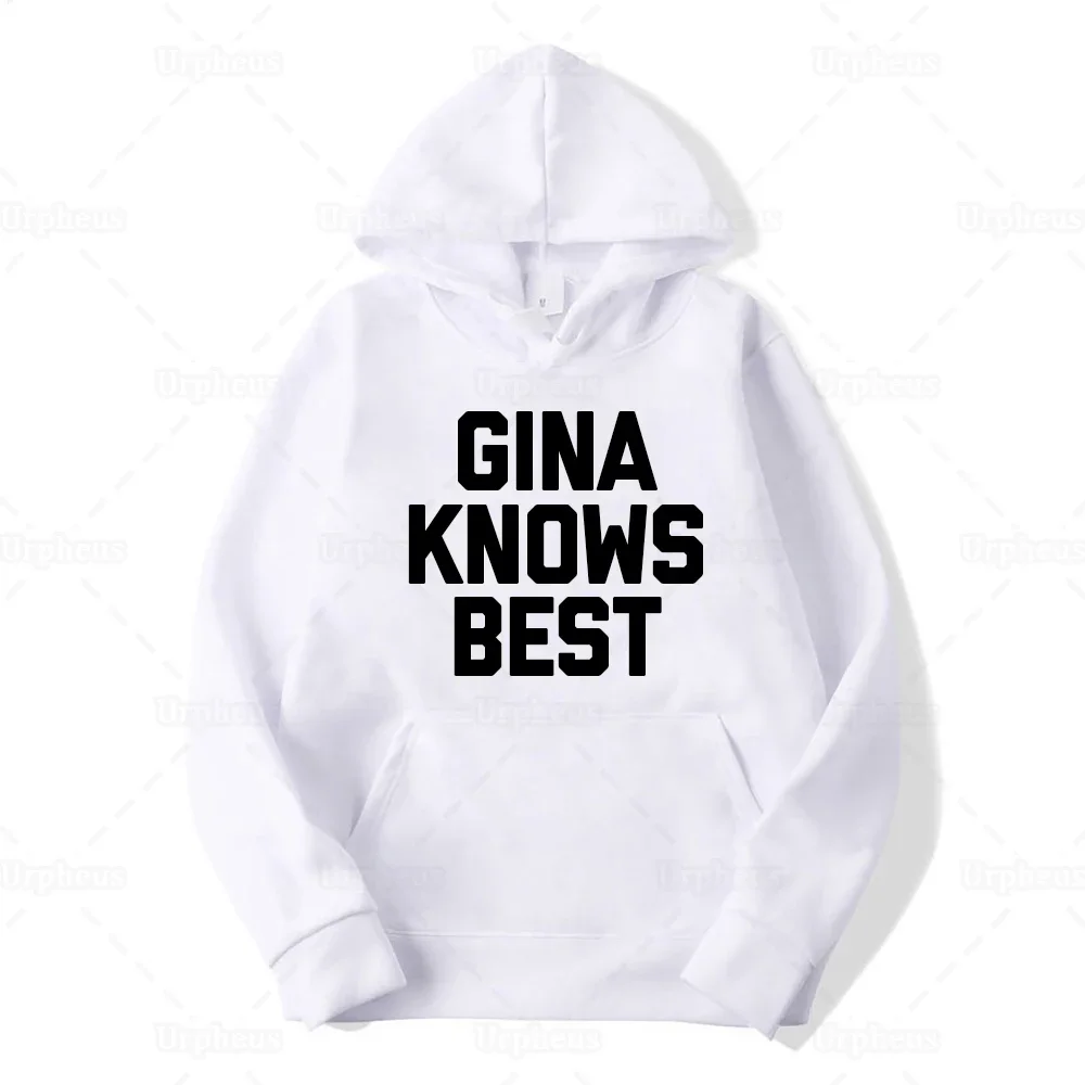 Brooklyn  Merch Gina Knows Best Hoodie Sweatershirt Same Style Graphic Hoodies