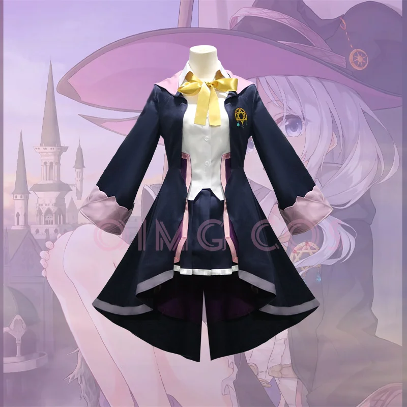 

Wandering Witch The Journey of Elaina Cosplay Costume Carnival UniformHalloween Party Anime Costumes Masquerade Women Game