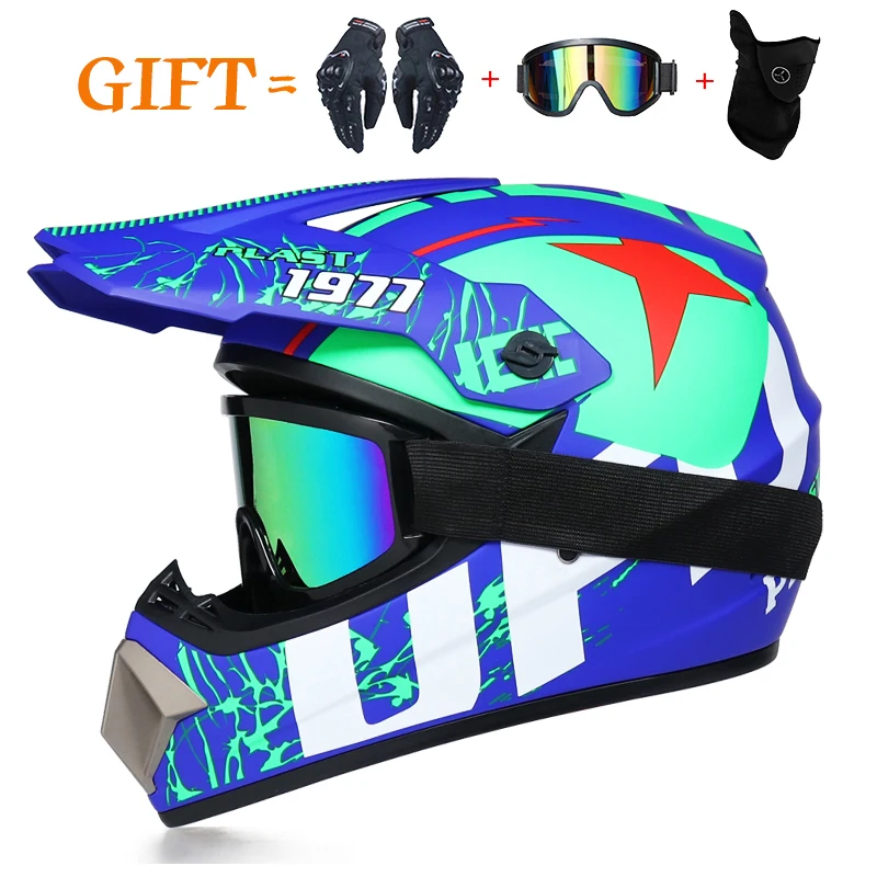 Seguridad de motocross casco motocross bicicleta cuesta abajo capacete ATV Cruz casco niño casco de la motocicleta