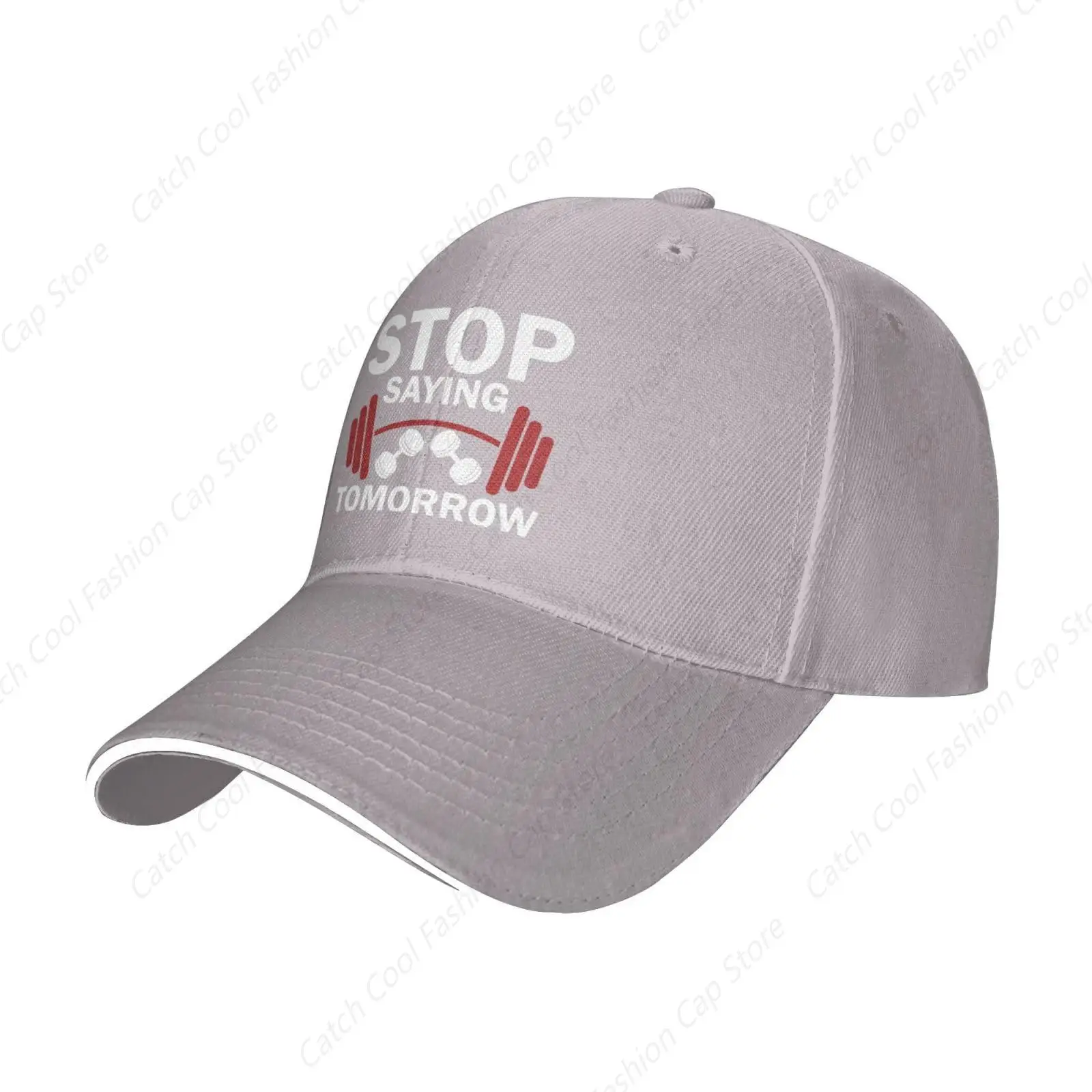 Stop Saying Tomorrow Baseball Cap Trucker Sandwich Brim Hat Adjustable Unisex Fashion Sports Outdoor Travel Daily