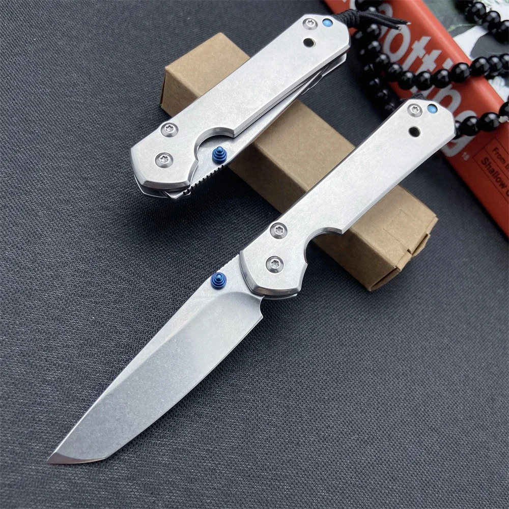 Multifunctional Pocket Folding Knife All Steel Handle Tanto 5CR15 Blade High Hardness Sharp EDC Tool Mercerized EDC Knife