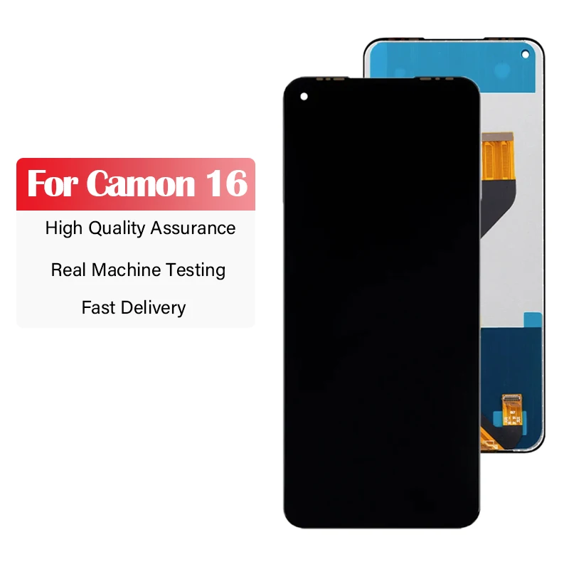 LCD Screen for 6.8 inches Tecno Camon 16 CE7 LCD Touch Screen Digitizer Assembly with Repair Tool and Glue For CE7 LCD