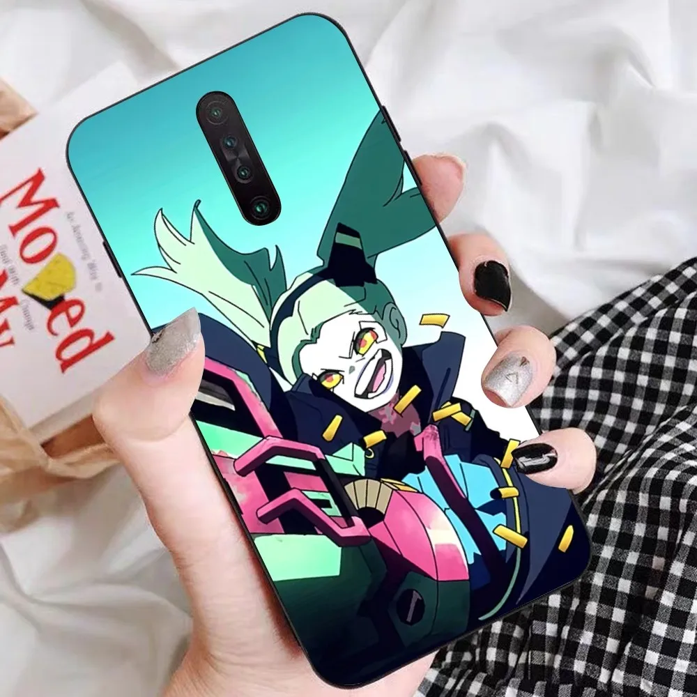 C-Cyberpunk-EEdgerunner Phone Case For Redmi 5 6 7 8 9 10 plus pro 6 7 8 9 A GO K20 K30 K40 pro plus F3 Fundas