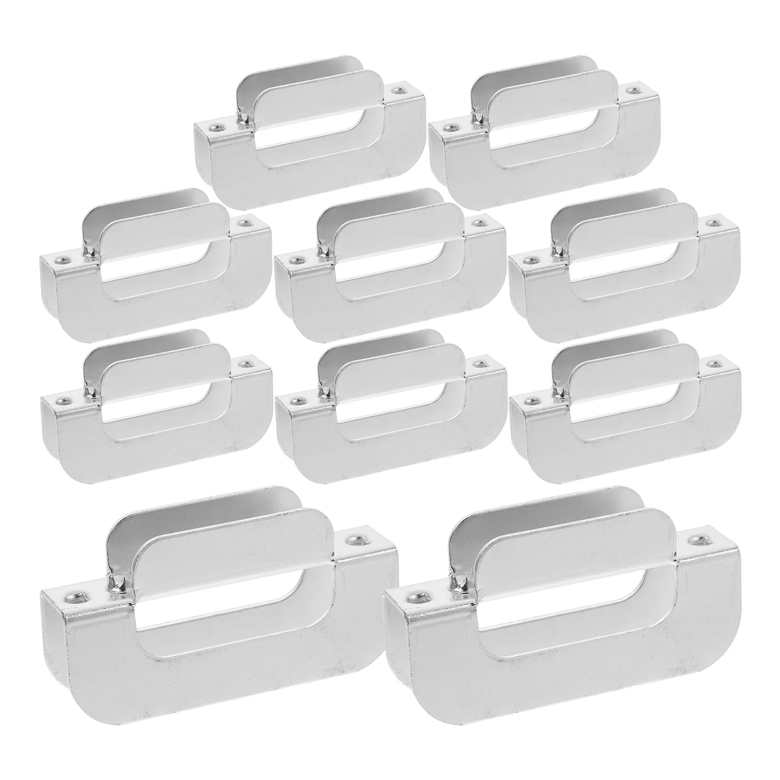 

10pcs H Shaped Slot Covers Hardware Accessories Wood Panels Iron Easy Installation Shelf Bracket Supports Storage