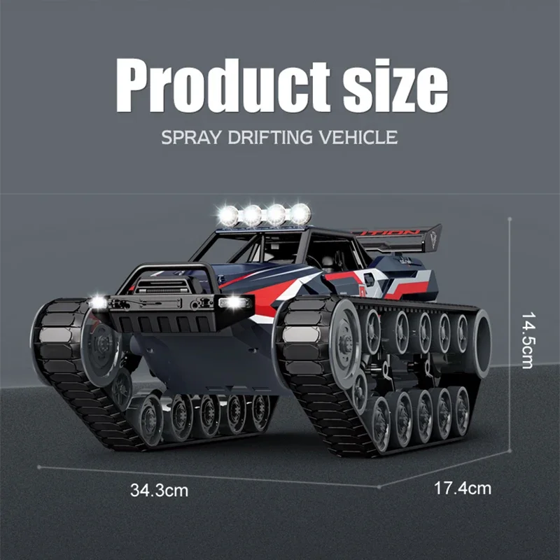 1: 12 Alloy Model RC Tank (armored Vehicle) Electric Remote Control High-speed Drift Crawler-type Vehicle Boys for Kids Car Toys