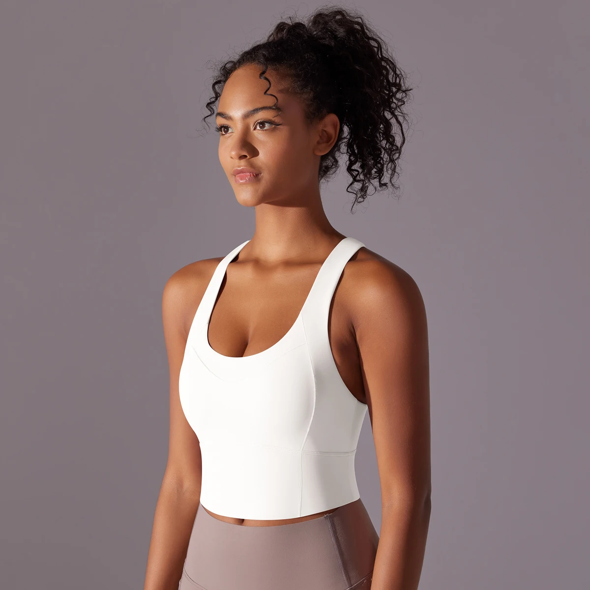 Sports Yoga Cross Bra for Woman Sexy Backless Shockproof Workout Top Summer Gym Running Workout Solid Color Seamless Yoga Bra