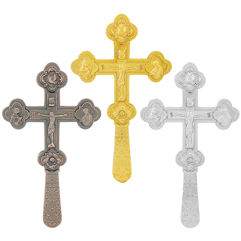 Orthodox Church Cross Jesus Crucifix  Ddecoration Christian Decor Russian Religious Orthodox Church Supplies cruces colgante