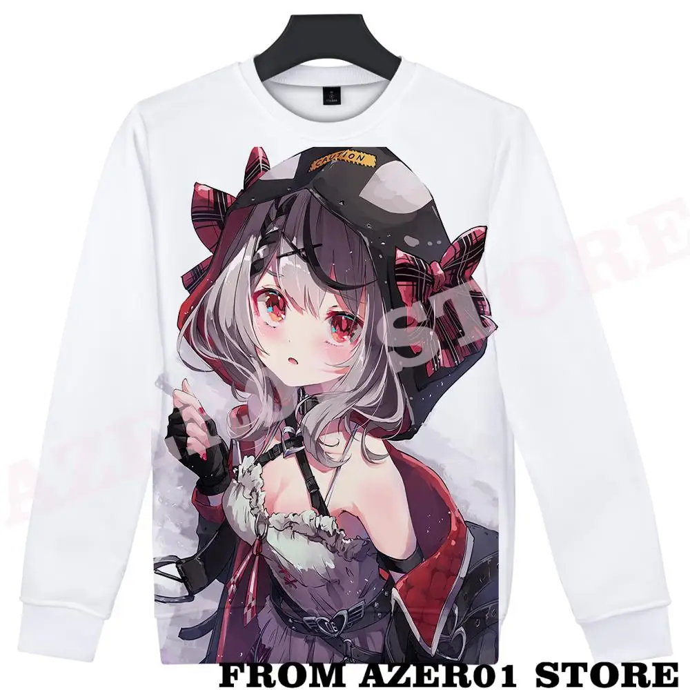 HOLOLIVE VTuber SakamataChloe Sakamata SKMT968 Merch CREWNECK 3D autumn winter Men/Women casual Kawaii Round sweatshirt Hoodies