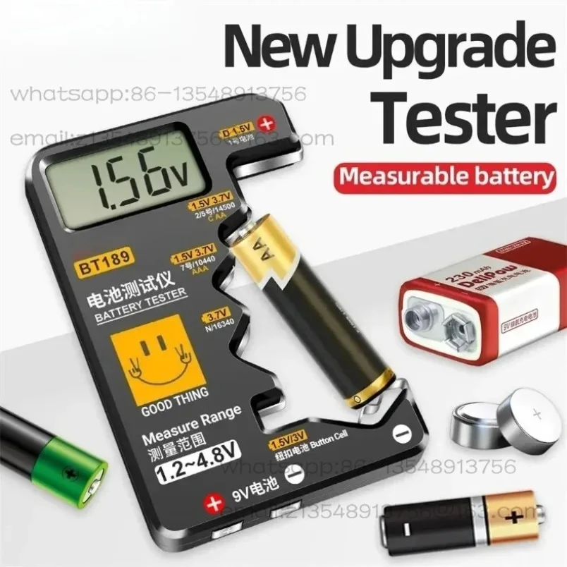 BT189 9 Volt Universal Button Battery Tester, Household