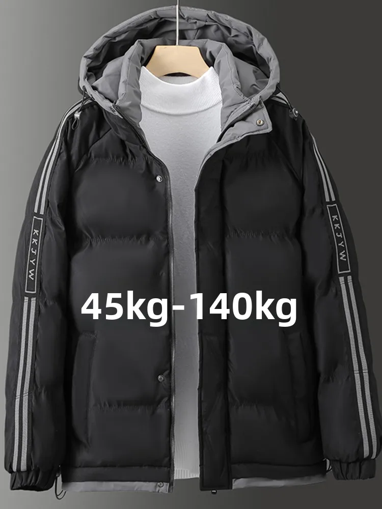 

Men's Thiened Cotton Jaet Winter Coat Warm Resistant to Cold plus Size Polyester Filling Long Sve Zipper Closure Casual