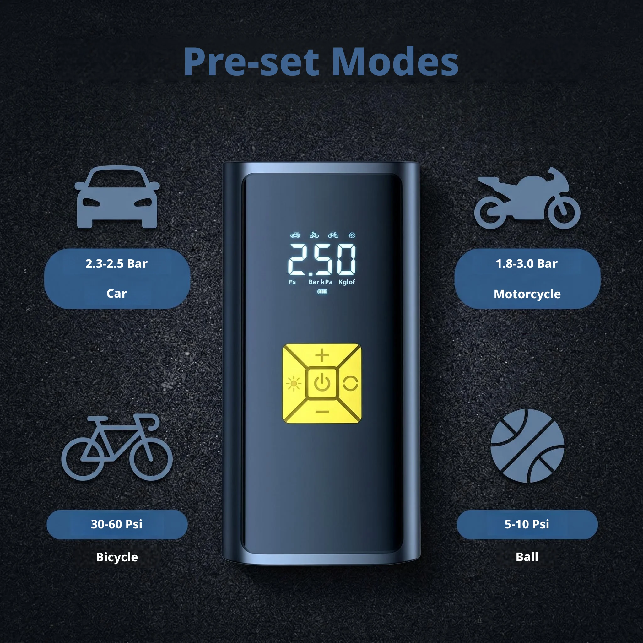 Compresseur d'air portable san - Cordless Inflator For Car Bike Ball avis et prix
