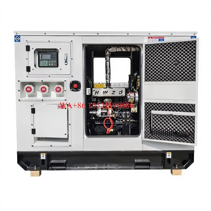 WMWMNU for Weifang 490D 30KW 30KVA Super Silent Canopy Diesel Generator Set Auto Open Frame 100 Percent Copper Brushless