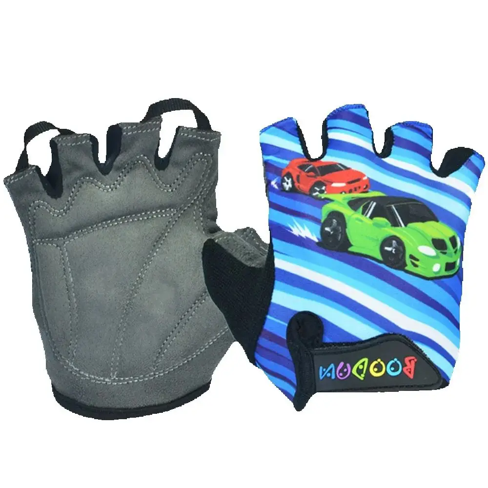 

New Boodun Children's Cycling Half Finger Gloves Summer Anti-Slip Gel Pads Children's Half Finger Gloves Boy and Girl Road Bike