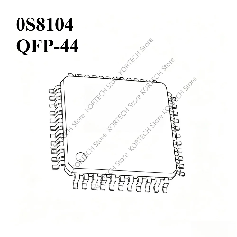 2PCS/Lot Original and brand new  OS8104 0S8104 QFP-44 For Audi Fiber amplifier fiber Decoding Chipset