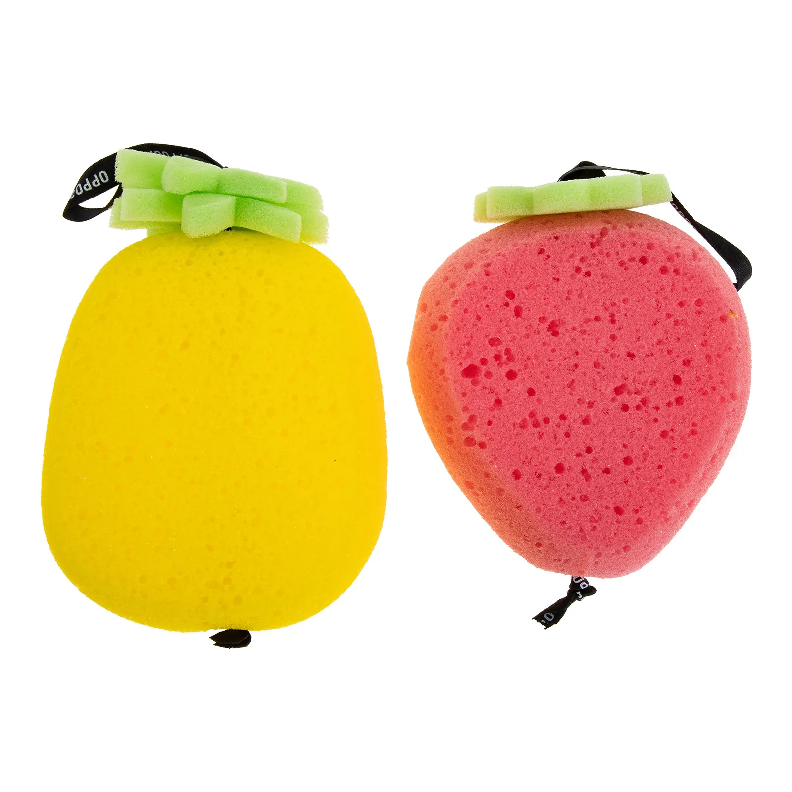 5Pcs Fruit Bath Sponge Cute Baby Bathing Scrubber Strong Cleaning Power Comfortable Non-Irritating Skin Care Shower Supply