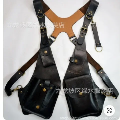 

Новая европейская и американская ретро-кожаная сумка под мышками, мужская и женская уличная квадратная сумка