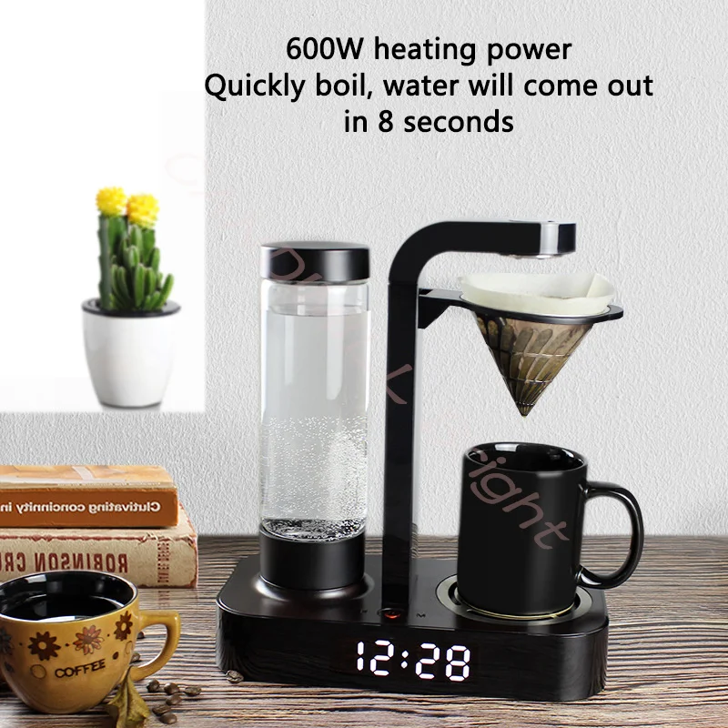 Household Coffee Machine Clock Automatic American Drip Office Mini Coffee Pot Machine Hand Punch Coffee Machine