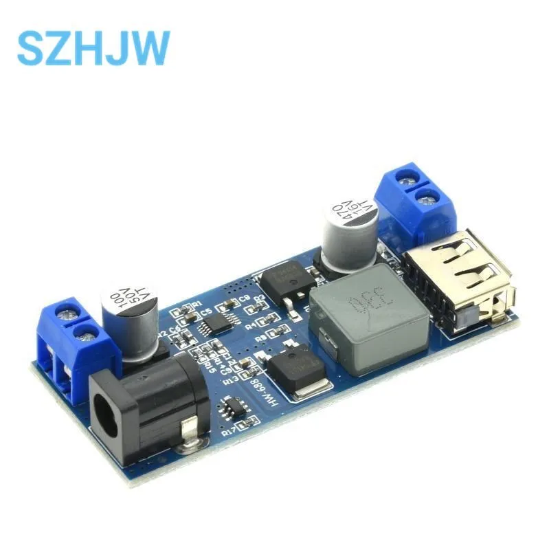 DC-DC Converter Module 30W Voltage Step Down Module 9-36V 12V24V To 5V 6A USB Charging Power Supply Voltage Regulator