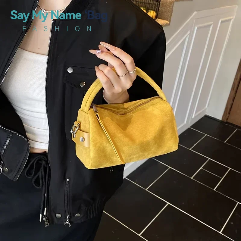 

Осень-зима, замшевая сумка, универсальная пригородная сумка через плечо для офисных работников, повседневная сумка на одно плечо