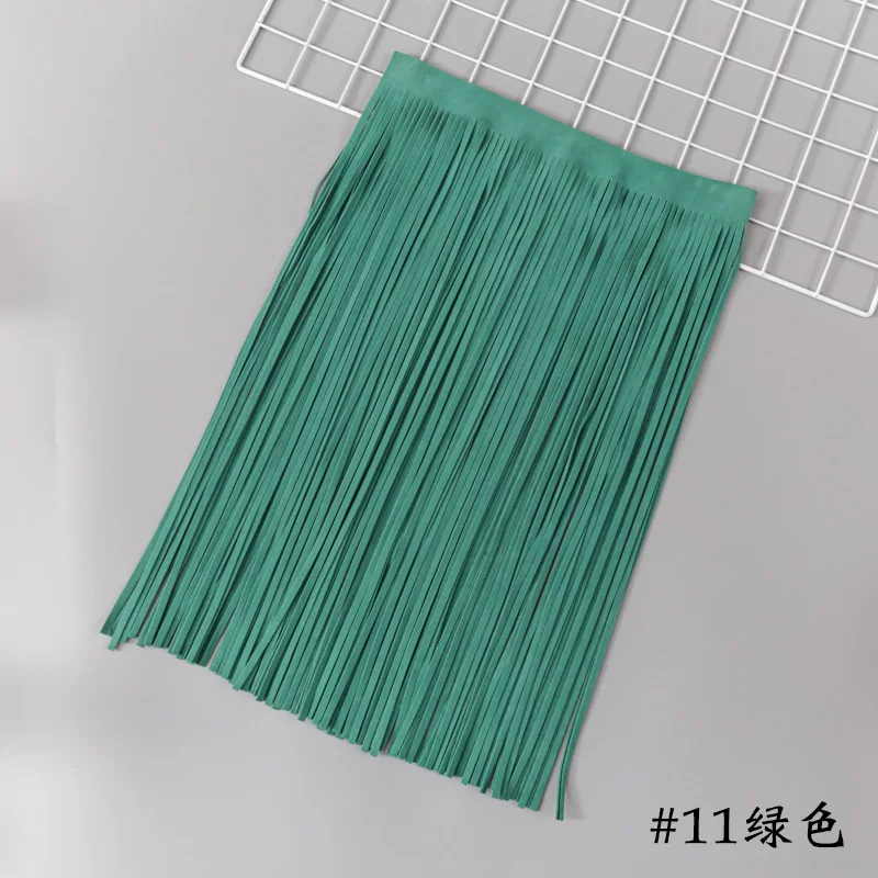 Decorative Double-Sided Velvet Tassel Trim, DIY Fringe for Clothes, Skirts, Bags, Tassel Accessories, 66x80cm